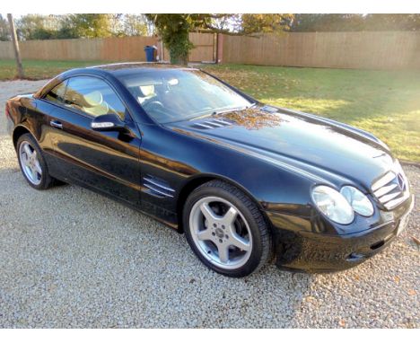 2003 Mercedes-Benz SL 500                                   - Finished in Osidian black with contrasting grey leather interio