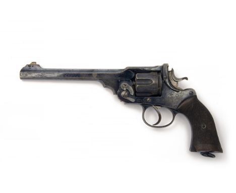 P. WEBLEY & SON FOR MANTON & CO., LONDON & CALCUTTA A .450/.455 REVOLVER, MODEL '1896 MODEL W.G. TARGET', serial no. 11248, w