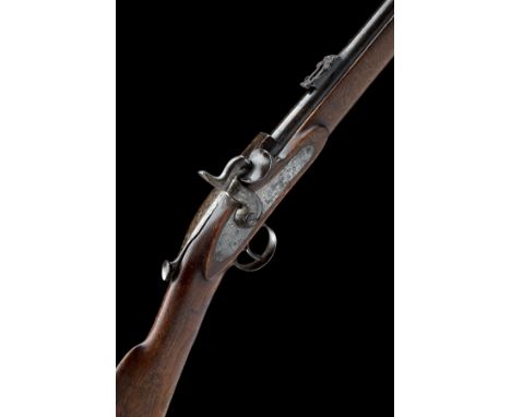 WESTLEY RICHARDS, BIRMINGHAM A .450 (WHITWORTH) PERCUSSION BREECH-LOADING CARBINE, MODEL 'MONKEY-TAIL', serial no. 18310, dat