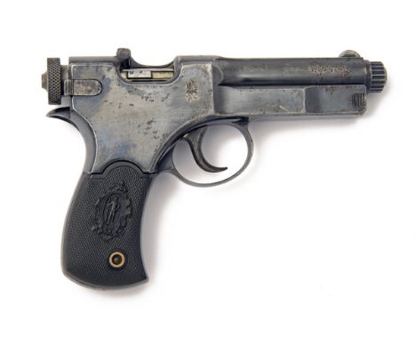 ROTH SAUER, GERMANY A SCARCE 7.65mm (ROTH-SAUER) SEMI-AUTOMATIC PISTOL MODEL '1906', serial no. A632, circa 1906, with unique