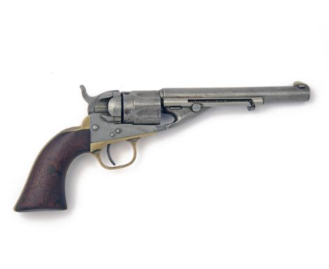 COLT, USA A .38 (RIMFIRE) FIVE-SHOT REVOLVER, MODEL 'FACTORY CONVERSION OF THE COLT 1862 POLICE', serial no. 1551, for 1862 w