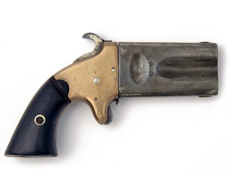 AMERICAN ARMS CO., USA A RARE .41 RIMFIRE TWO-SHOT POCKET-PISTOL, MODEL 'DOUBLE DERRINGER', serial no. 279, circa 1870, with 