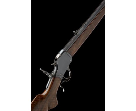 WINCHESTER REPEATING ARMS, USA A .32-40 (W&B) SINGLE-SHOT RIFLE, MODEL '1885 HIGH-WALL', serial no. 105249, for 1918, with he