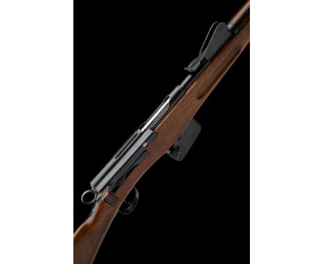 A 7.5x53.5 STRAIGHT PULL BOLT-ACTION SERVICE-RIFLE, UNSIGNED, MODEL 'M1889 SCHMIDT-RUBIN', serial no. 86390, circa 1892, with