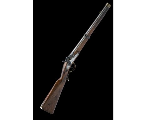 SAAR ARSENAL, GERMANY A .600 PERCUSSION CAVALRY-CARBINE, serial no. 472, dated 1833 but apparently converted from flintlock, 