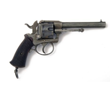 P. WEBLEY & SON, BIRMINGHAM A .450 SIX-SHOT REVOLVER, MODEL 'BELGIAN LEFAUCHEUX TYPE', serial no. 26952, circa 1875, probably