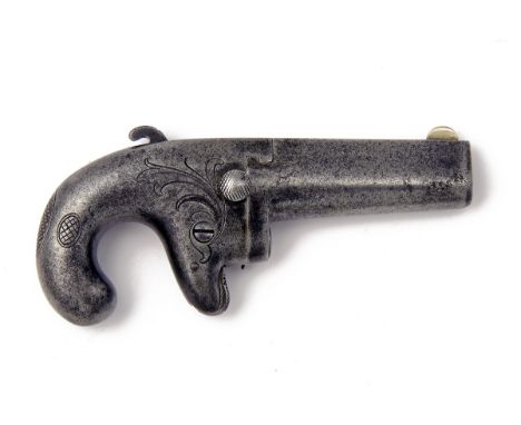 COLT, USA A .41 RIMFIRE SINGLE-SHOT DERRINGER PISTOL, MODEL 'COLT'S No.1 DERRINGER', serial no. 4155, circa 1880, with taperi