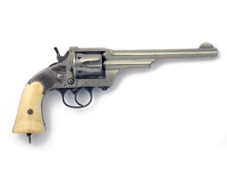 MERWIN HULBERT, USA A .44-40 DOUBLE-ACTION SELF-EJECTING REVOLVER, MODEL 'ARMY', serial no. 20760, circa 1885, with round 7in