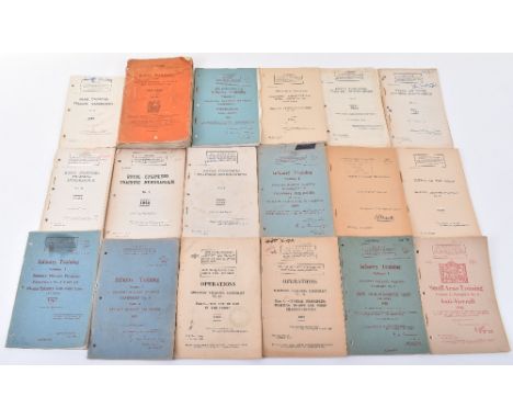 Large Quantity of Military Training Manuals, including Home Guard Instruction, Fieldcraft, Periodical Notes on the German Arm