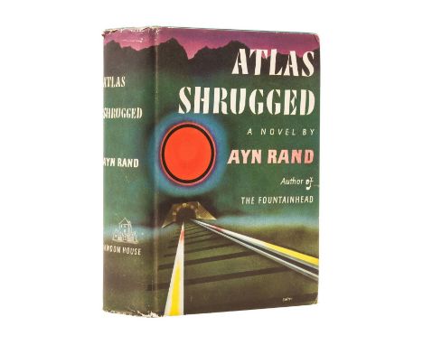 Rand (Ayn) Atlas Shrugged, first edition, light tape marking to endpapers, original cloth, first state dust-jacket with 10/57
