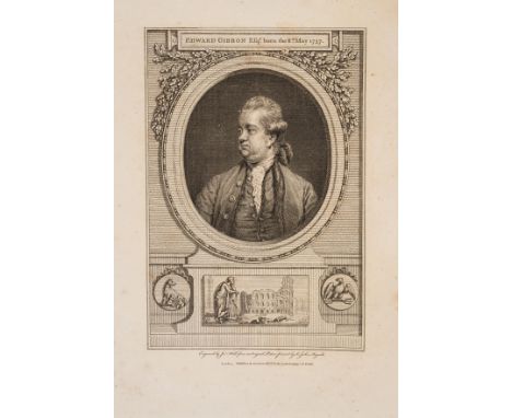 Gibbon (Edward) The History of the Decline and Fall of the Roman Empire, 6 vol., first edition, first issue of vol.1 with err