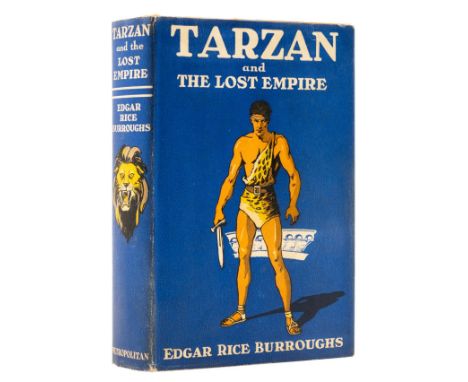 Burroughs (Edgar Rice) Tarzan and the Lost Empire, first edition, signed presentation inscription from the author "Dear Charl