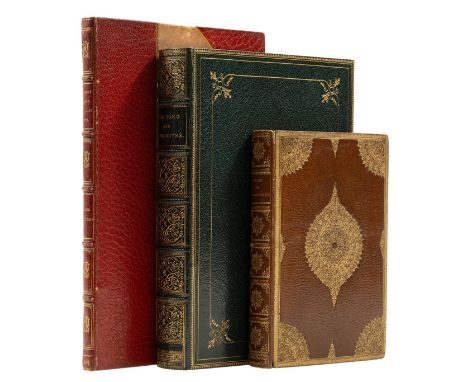 Wordsworth (William) Poems, edited by Matthew Arnold, bound in handsome crushed brown morocco, gilt, by Ramage, covers intric