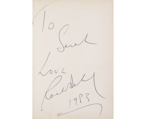 Dahl (Roald) Charlie and the Chocolate Factory, first English edition, signed presentation inscription from the author to end