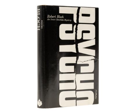 Bloch (Robert) Psycho, first edition, signed by the author on title, usual light browning, original cloth-backed boards, ligh