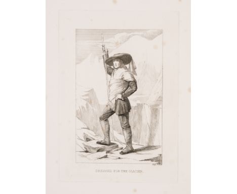 Mountaineering.- Mont Blanc.- [Bulwer (James Redford)] Extracts from my Journal. M.DCCC.LII., first edition, 4 engraved plate