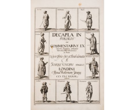 Fuller (Thomas).- Viccars (John) Decapla in Psalmos: sive Commentarius ex decem linguis, first edition, double-column text in