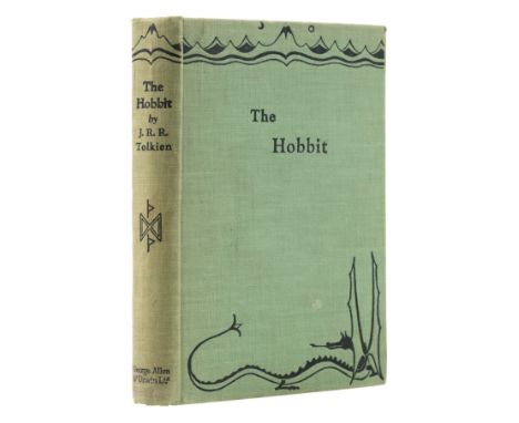 Tolkien (J.R.R.) The Hobbit, first edition, first impression, frontispiece, one plate and 8 illustrations, including 7 full-p