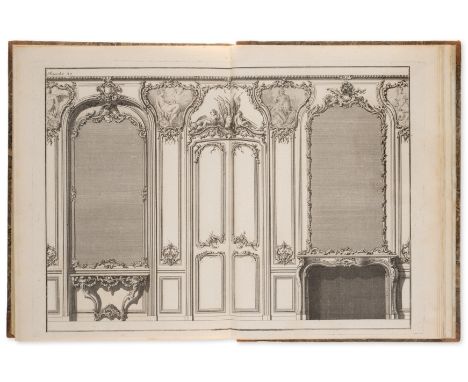 Briseux (Charles-Etienne) Traité du Beau essentiel dans les Arts, appliqué particulierement à l'Architecture..., 2 vol., firs