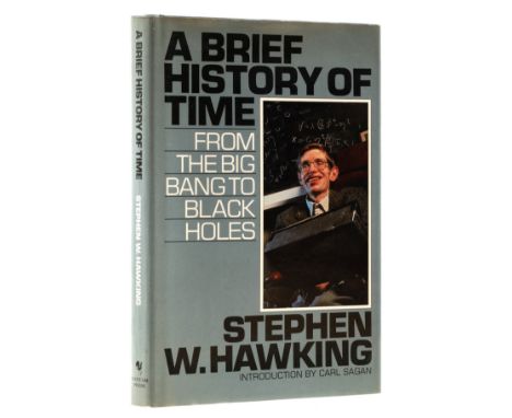 Physics.- Hawking (Stephen) A Brief History of Time, first edition, illustrations, very light marginal toning to text, origin