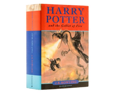 Rowling (J.K.) Harry Potter and the Goblet of Fire, first edition, issue Clays to title verso, signed by the author on endpap