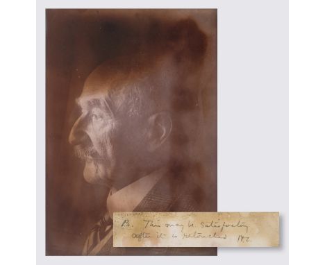 Hardy (Thomas).- Lea (Hermann) A fine group of 39 original photographic portraits of Thomas Hardy and 3 portrait postcards by