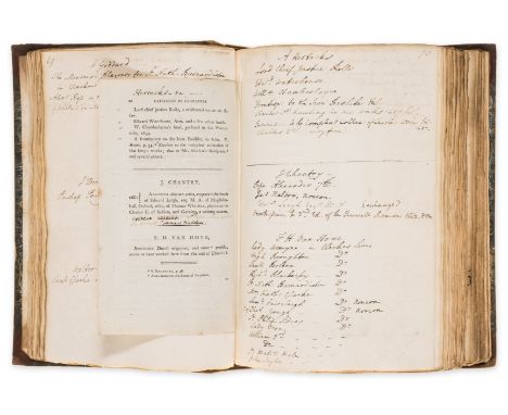 Sale Catalogues.- Walpole (Horace) A Catalogue of Engravers, Who Have been Born, or Resided in England, interleaved with page