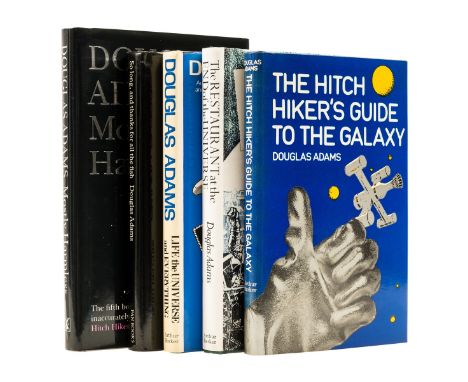 Adams (Douglas) [The Hitchhiker's Guide to the Galaxy series], 5 vol., comprising The Hitch Hiker's Guide to the Galaxy, jack