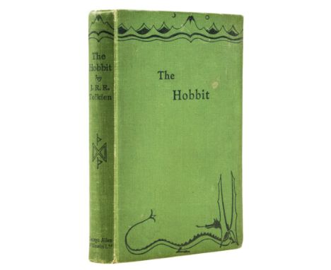 Tolkien (J.R.R.) The Hobbit, first edition, third impression, colour frontispiece, plain illustrations, cartographic endpaper