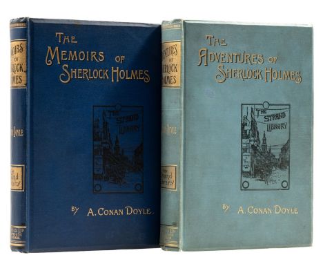 Doyle (Sir Arthur Conan) The Adventures of Sherlock Holmes, first issue with 'Miss Violent Hunter' in the last sentence on p.