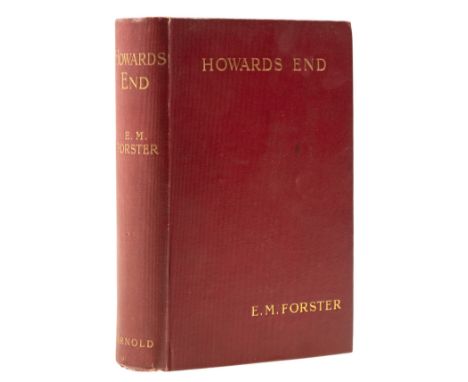 Forster (E.M.) Howard's End, first edition, first issue with "A Stepson of the Soil" featured on last page of advertisements,