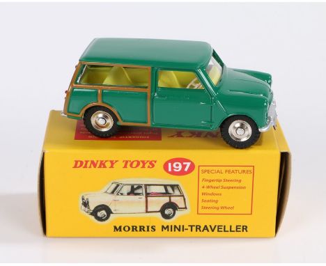 Dinky toys 197 Morris Mini-Traveller, 2012 Mattel model, boxed