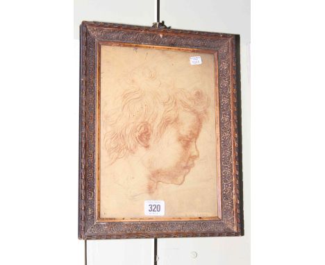 Portrait of a Child, framed, 25.5cm by 18.5cm