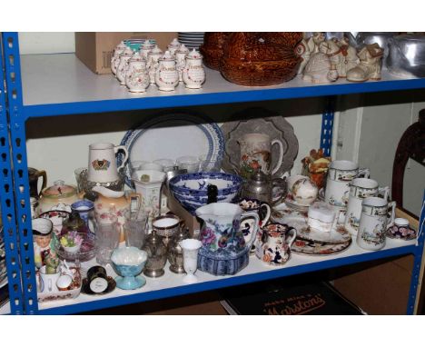 Glass, china, model vehicles, etc