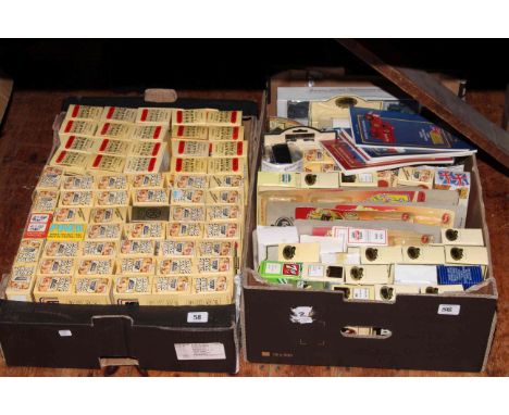 Two boxes of mainly Lledo model vehicles