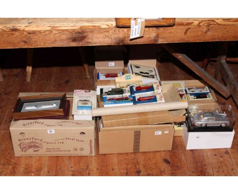 Collection of model vehicles
