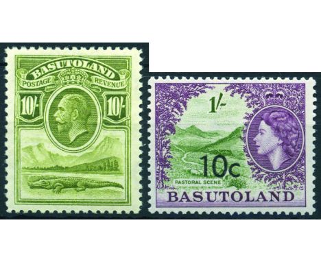 1933-66 mint and unmounted mint collection on two Hagner sheets, nearing completion for basic stamps. 1933 set mint with some