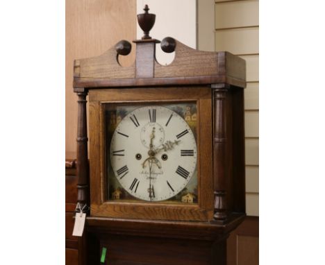 John Lampard of Zeals. An eight day longcase clock W.49cm