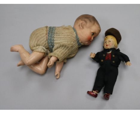 A 1930's automaton doll and another