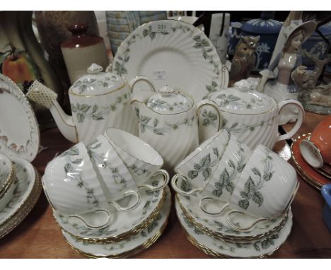 A part tea coffee service by Mintons 