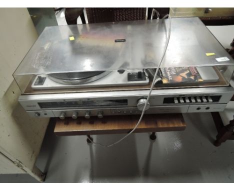 A vintage Toshiba radiogram music centre