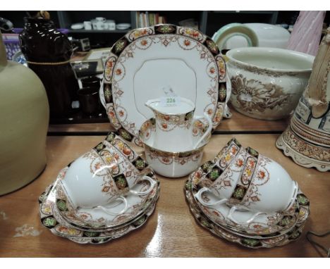 A vintage part tea service by St Michael
