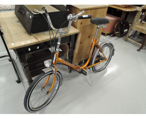A vintage Kalkhoff folding bicycle
