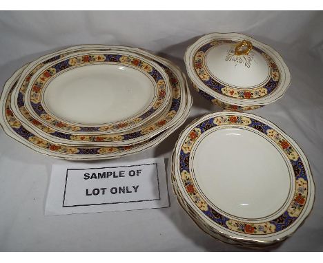 24 pieces of ceramic tableware by Coronaware of Stoke on Trent (qty)