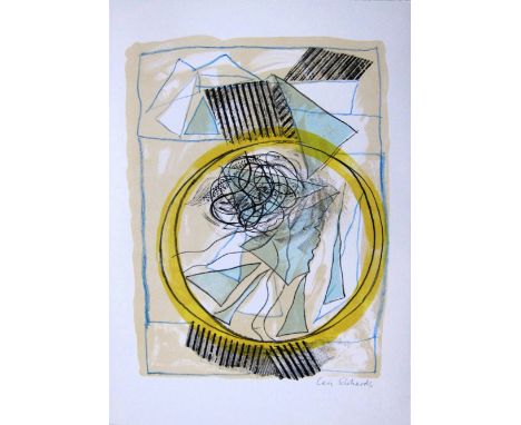 CERI RICHARDS R.A. [1903-71]. Journey Towards the North, 1971. lithograph, edition of 100 [proof]. 44 x 31 cm [overall includ