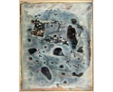 MAX CHAPMAN [1911-99]. Untitled abstract, 1984. oil and gouache on paper. signed with initials and dated. 56 x 46 cm [overall