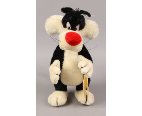 A Steiff limited edition jointed Sylvester with certificate and ear tag.Condition report intended as a guide only.Missing Twe