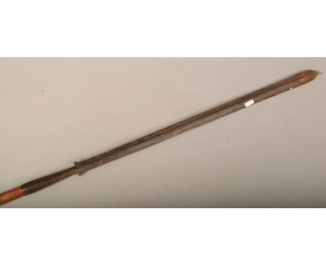 An African hunting spear.