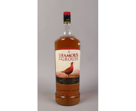A 4.5 litre bottle of The Famous Grouse blended Scotch Whisky, unsealed.