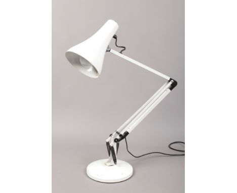A vintage white model 90 anglepoise desk lamp.Condition report intended as a guide only.Working.